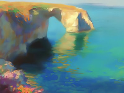 Colorful Ocean Archway by Avanesova Elena