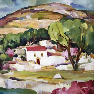 Mediterranean Hillside Home by Avanesova Elena