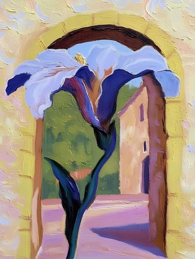 Sunny Archway Iris View by Avanesova Elena