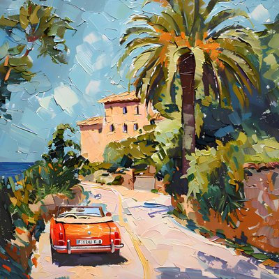 Sunny Coastal Drive by Avanesova Elena