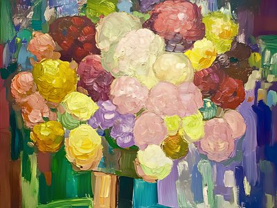 Vibrant Flower Bouquet by Avanesova Elena
