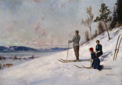 Skier by Axel Hjalmar Ender