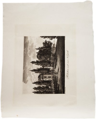 Hoboken Opposite New York, from an Atlas of the United States, 1824 by Axel Leonhard Klinckowström