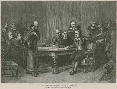 Menasseh Ben Israel before Cromwell by Axel Törneman