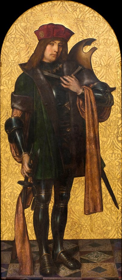 Saint Candide or Saint Warrior (sometimes identified as Saint George) by Ayne (Hans) (active 1502 1507) Bru
