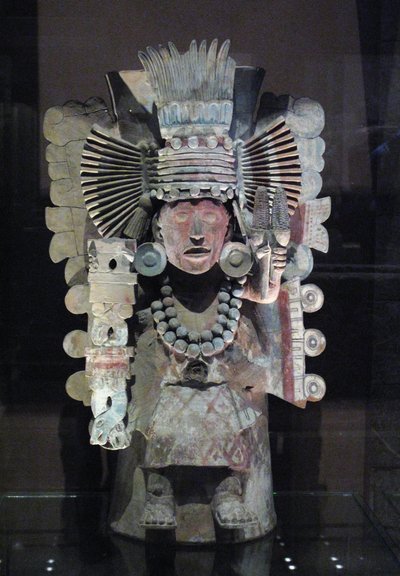 Incense Burner in the Form of the Goddess of Maize Xilonen, Tlahuac, Late Postclassic Period, c.1500 by Aztec