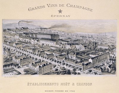 Moet & Chandon company, Epernay, from La France Vinicole, published by Moet & Chandon by B. Arnaud