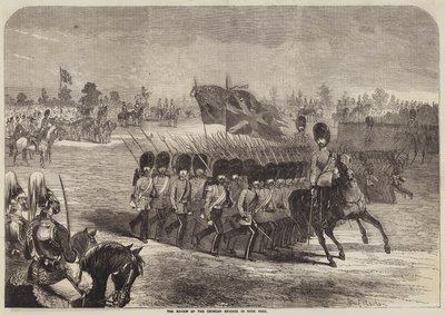 The Review of the Crimean Brigade in Hyde Park by B. Clayton
