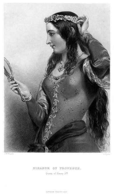 Eleanor of Provence, Queen consort of King Henry III by B. Eyles