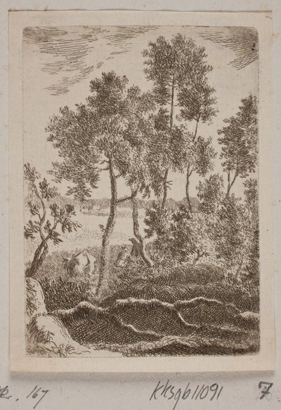 Forest Scene by B. Flügge