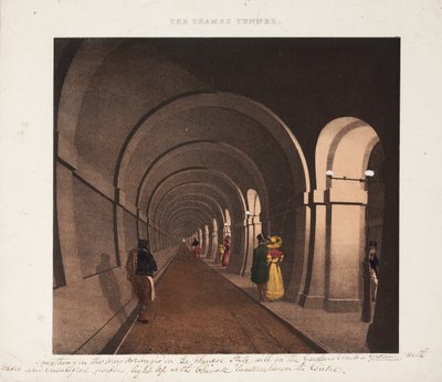 The Thames Tunnel by B. after Dixie
