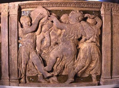 Post-Restoration Panel No.III from the Exterior Pulpit of Prato Cathedral by B. di Donatello and Michelozzo