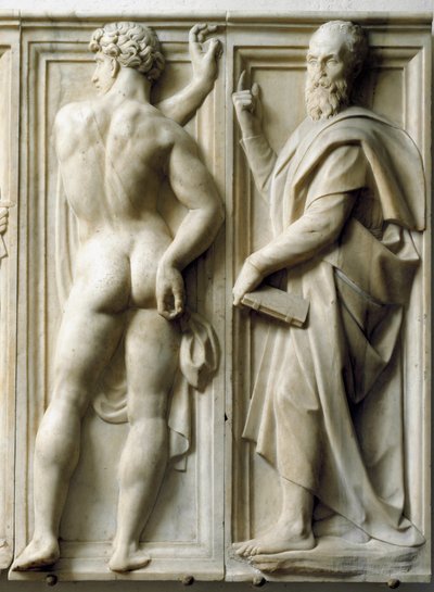 Prophet and Ignudo by Baccio Bandinelli