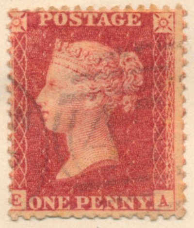The Penny Red Postage Stamp by Bacon and Co Perkins