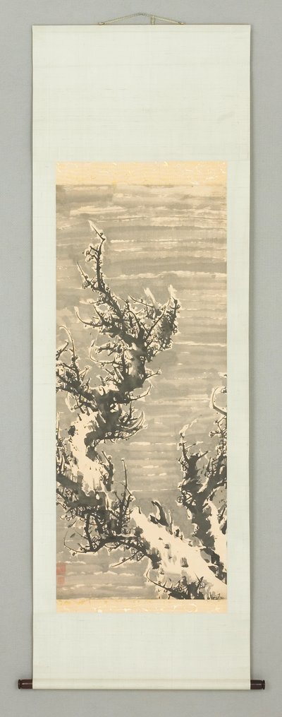 Plum Branch in Winter by Baitei Ki