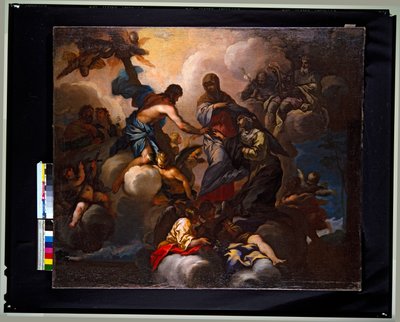Modello, Mystic Marriage of Saint Catherine of Siena by Baldassare Franceschini