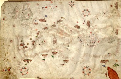 Portolan Chart by Baldassarre (16th century) Maggiolo