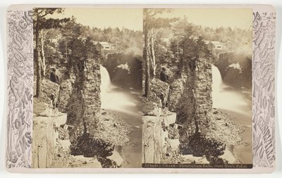 Ausable Chasm - Birmingham Falls, from Block Point by Baldwin Photo