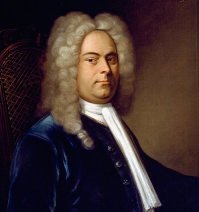 Detail of: George Frederick Handel by Balthasar (after) Denner