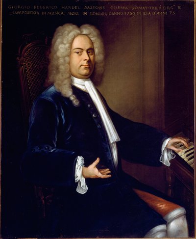 George Frederick Handel by Balthasar (after) Denner