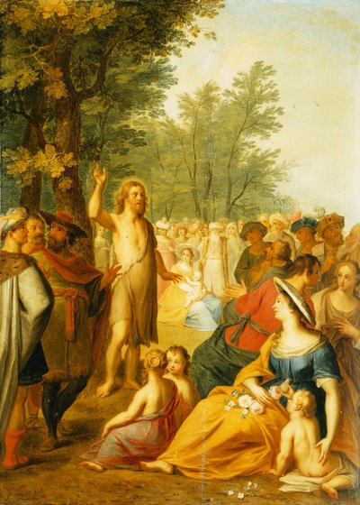 Saint John the Baptist Preaching in the Wilderness by Balthasar Beschey
