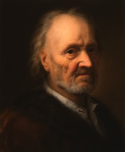 Portrait of an Old Man in a Fur-Lined Coat by Balthasar Denner