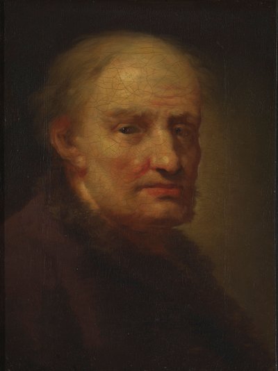 Head of an Old Man by Balthasar Denner