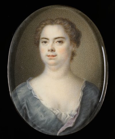 Portrait of Esther Winter, Wife of Balthasar Denner by Balthasar Denner