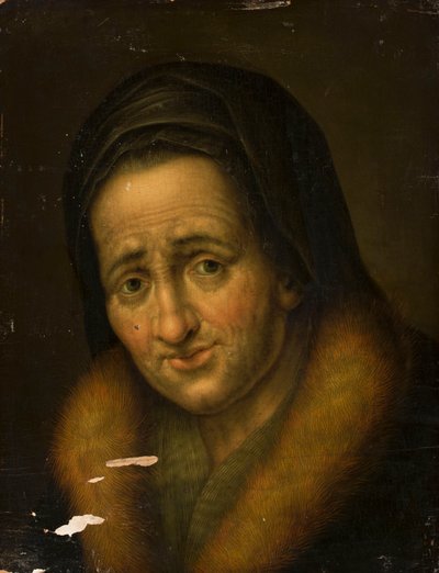 Portrait of an Older Woman by Balthasar Denner