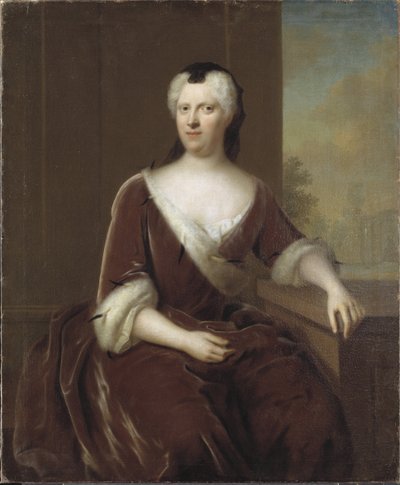 Portrait of Margravine Albertina Frederica of Baden-Durlach by Balthasar Denner