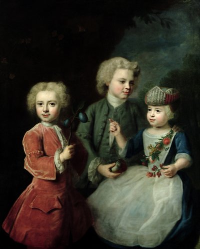 The Children of Councillor Barthold Heinrich Brockes by Balthasar Denner
