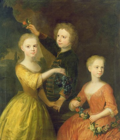 The Children of Councillor Barthold Heinrich Brockes (1680-1747) by Balthasar Denner