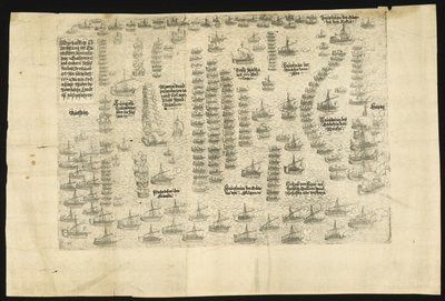 The Battle of Lepanto on 7 October 1571, 1571 by Balthasar Jenichen