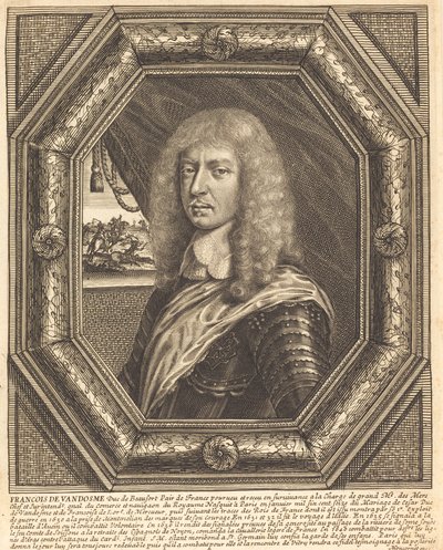 François de Vendôme, Duke of Beaufort by Balthasar Moncornet