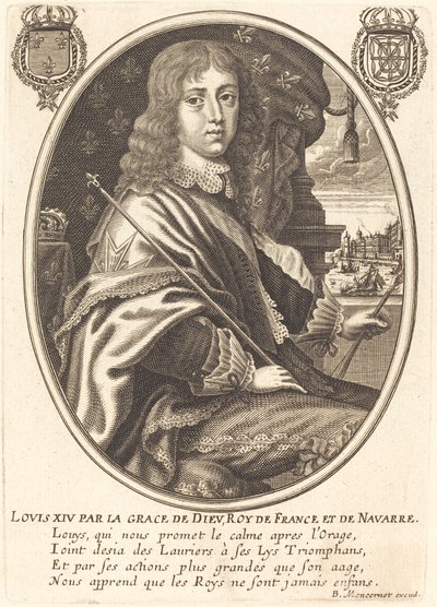Louis XIV, King of France by Balthasar Moncornet