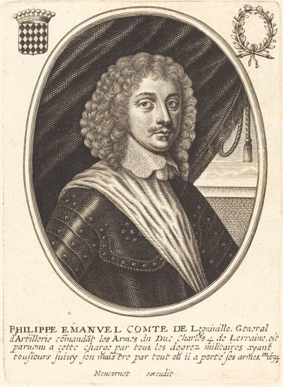 Philippe Emmanuel, Count of Ligneville by Balthasar Moncornet