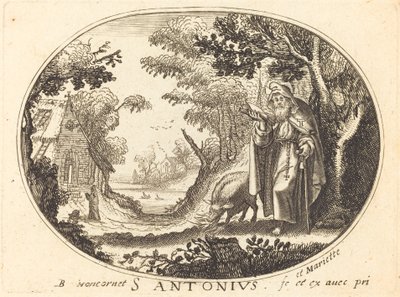 Saint Anthony by Balthasar Moncornet