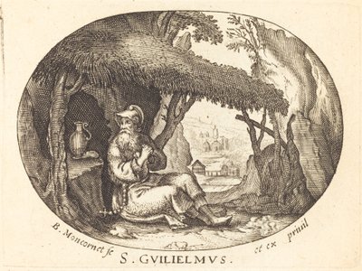 Saint William the Hermit by Balthasar Moncornet