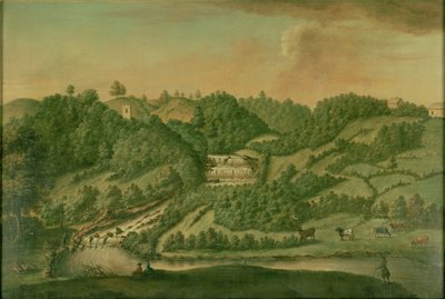 View on the River Skell at Studley Royal by Balthasar Nebot