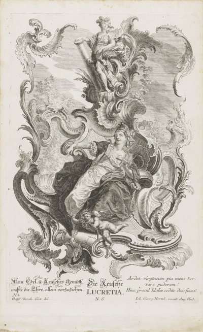 The Chaste Lucretia by Balthasar Sigmund Setletzky