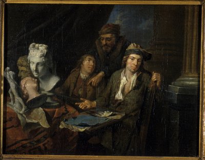 Artists Studio by Balthasar van den Bossche
