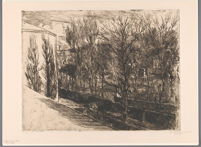 View from My Studio (Panorama) by Barbara Elisabeth van Houten (signed by artist)