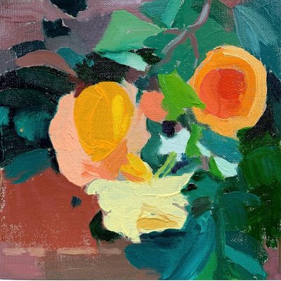 Last summer rose, 2021 by Barbara Hoogeweegen