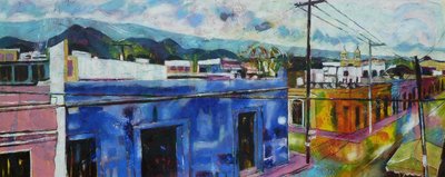 Vibrant Mountain Town by Barbara Piatti