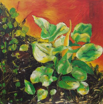 Vibrant Tropical Leaves by Barbara Piatti