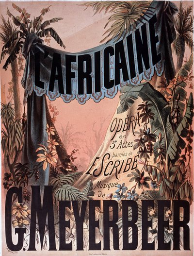Poster for opera 