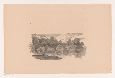 View over Hilly Landscape (Landscape Studies Sixth Delivery series) by Barend Cornelis Koekkoek