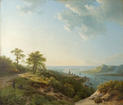 View over Heidelberg, 1837 by Barend Cornelis Koekkoek