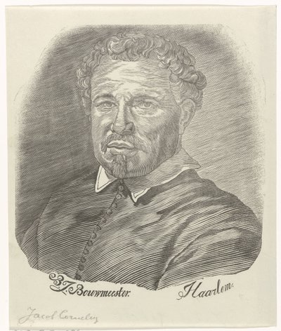 Portrait of Jacob Cornelisz by Barend Johannes Bouwmeester