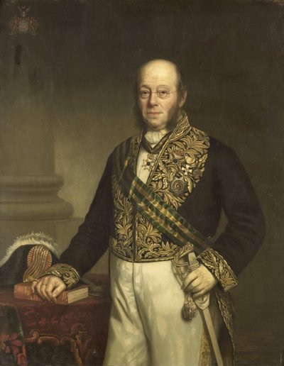 Ludolph Anne Jan Wilt Baron Sloet van de Beele, Governor-General (1861-66) by Barend Leonardus Hendriks